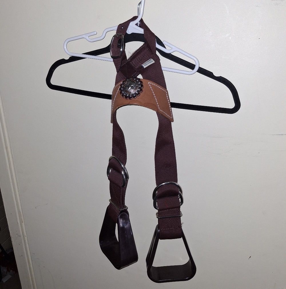 Horse Saddle Western Kids Child Youth Pony Buddy Stirrups w/ Concho 5138CO555